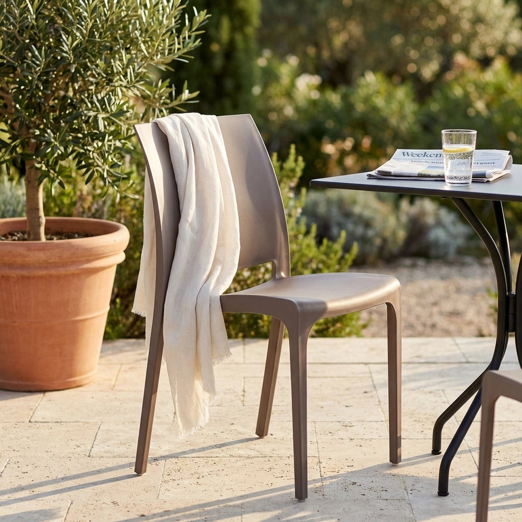 Sedia da Giardino in Polipropilene cm 46x54x80 - VOLGA