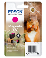 Epson Squirrel Singlepack Magenta 378 Claria Photo HD Ink