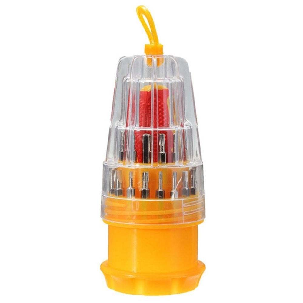 Trade Shop - Set 31 Pezzi Cacciaviti Torx Di Precisione Intercambiabili Orologi Pc -