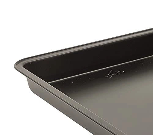 Lagostina 010151000011 Gustosa Rostiera da Forno in Acciaio Antiaderente 42x29x4 cm colore Nero