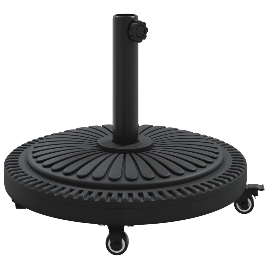 Base per Parasol  con Ruote per Poli Ã˜38-48 mm 13 kg Rotonda
