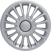 Borchie Set copricerchi auto grigi monza 15'' 4 pezzi in ABS