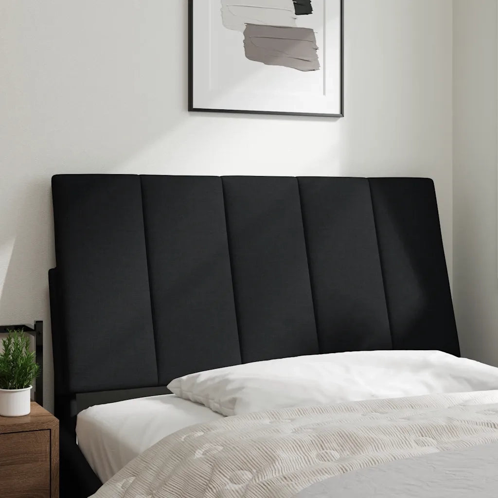 Cuscino Testiera Hanko Nero 100 cm in Tessuto CFW6428046