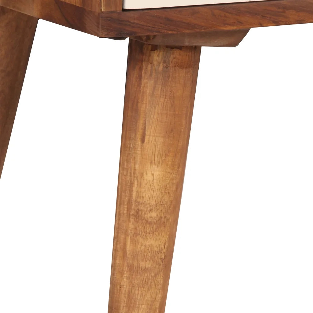 Comodino in Legno Massello di Sheesham 45x30x45 cm  cod mxl 31300