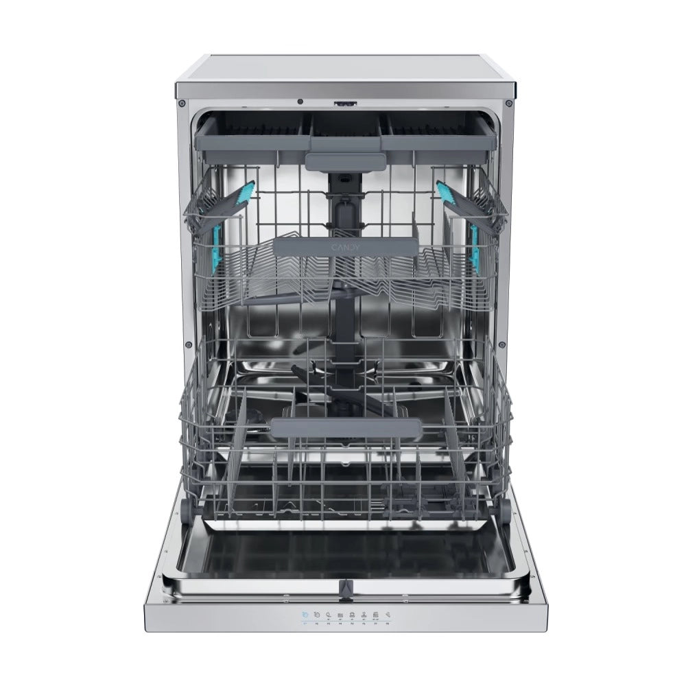 Lavastoviglie Candy Rapido CF 6C4F1X 16 Coperti Classe C (A85xL59,7xP59,8) Wi-Fi e BLE Inox