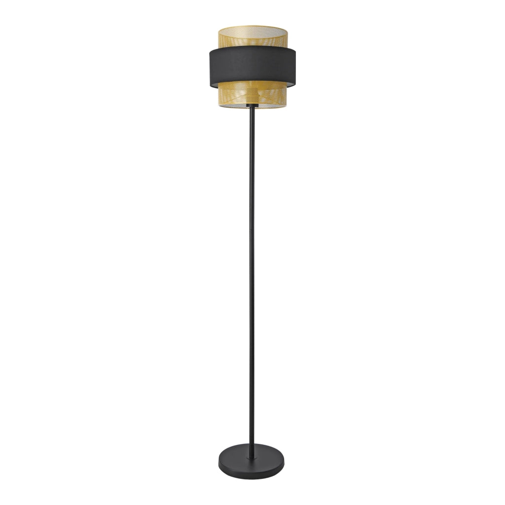 Lampada da terra lampadario 160 x 30 cm nero e oro lux.pro 03_0007253