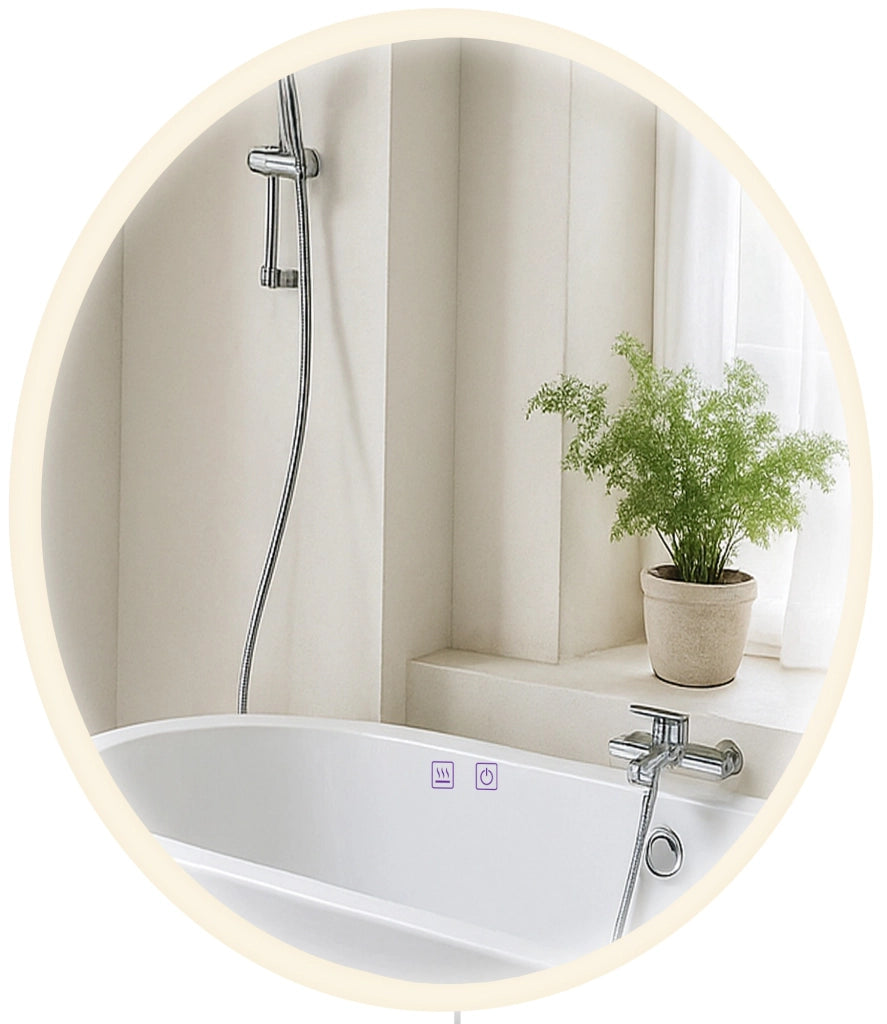 Specchio da bagno Laconia 60 senza Bluetooth