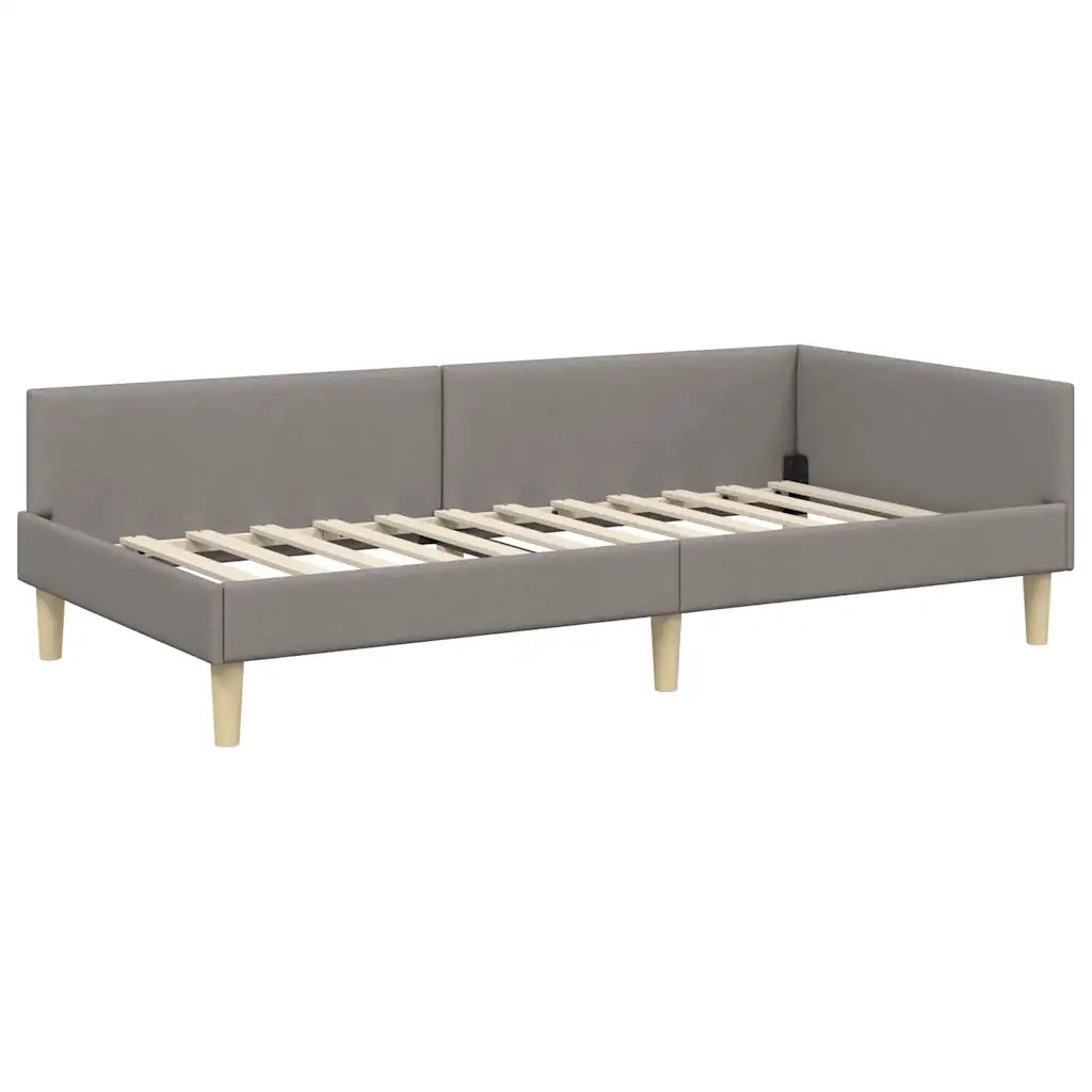 Cornice del letto ad angolo Talpa 90 x 190 cm Tessuto 42016114