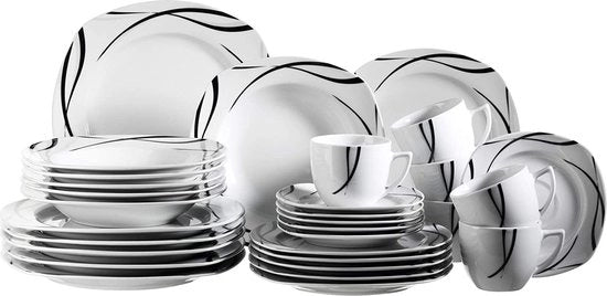 Set di 30 pezzi per 6 persone