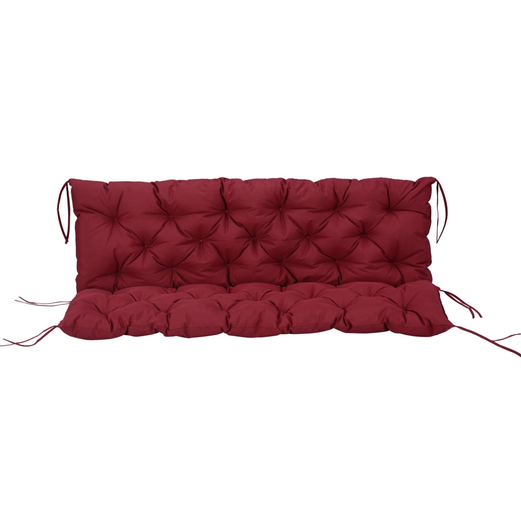 Cuscino per panca rosso 150 x 98 x 8 cm