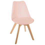 SEDIA BAYA 48X55XH81CM ROSA IN PP CON SEDUTA IN EC