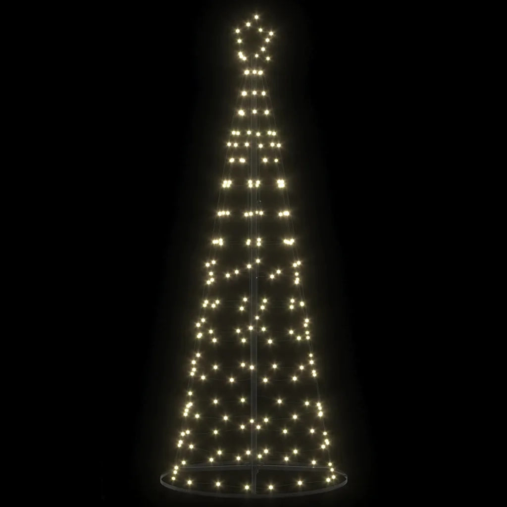 Albero di Natale LED con 390 LED Bianco caldo 250 cm Ferro 42018757