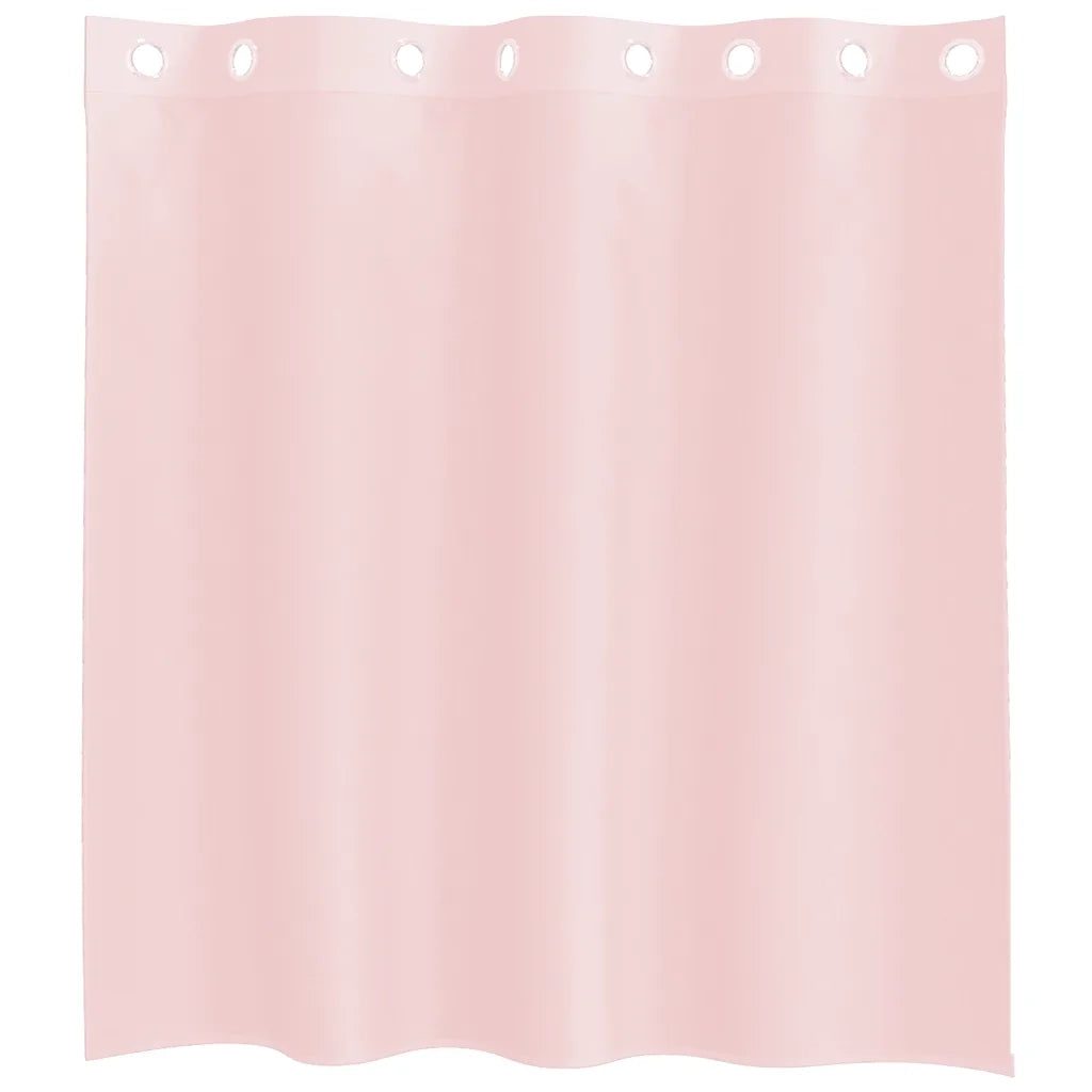 Tende in Voile con Occhielli 2 pz Rosa Chiaro 140x140 cm
