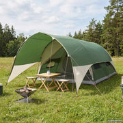 Tenda a tunnel con copertura impermeabile 10 persona Verde 42042238