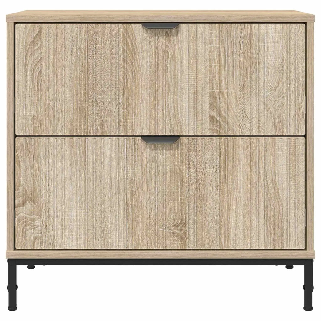Comodino rovere sonoma 63.5 x 36 x 61 cm Legno multistrato 883466