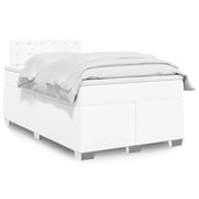 Giroletto a Molle con Materasso Bianco 120x200 cm in Similpelle 3286117