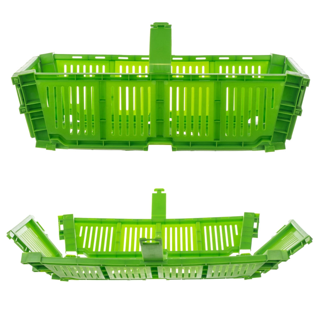 Cesto pieghevole KADAX per frutta e fragole, in plastica, 2 kg