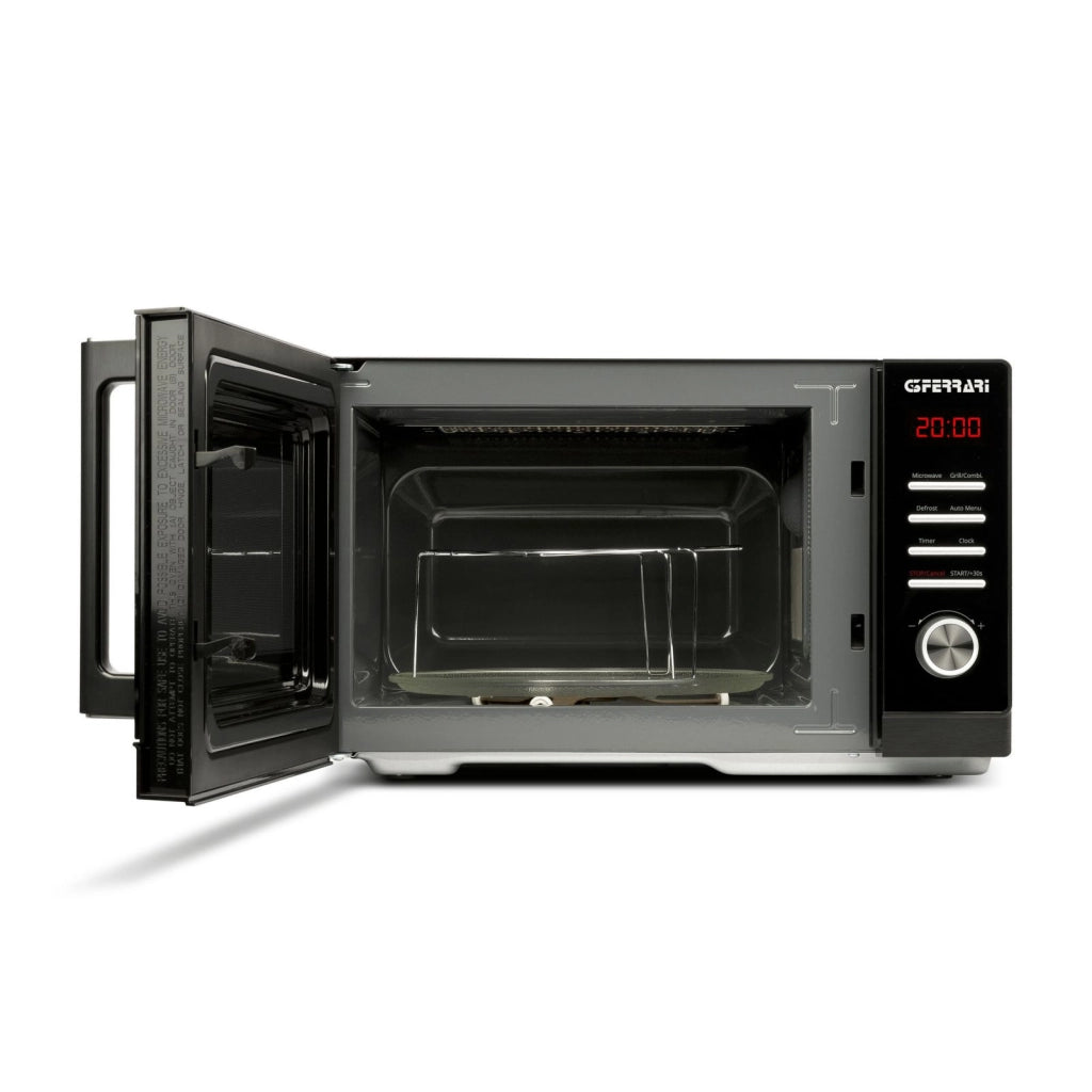 G3 ferrari g10183 "sapormio 25l" forno microonde combinato, 800 w, grill 1000 w, display led, timer, nero