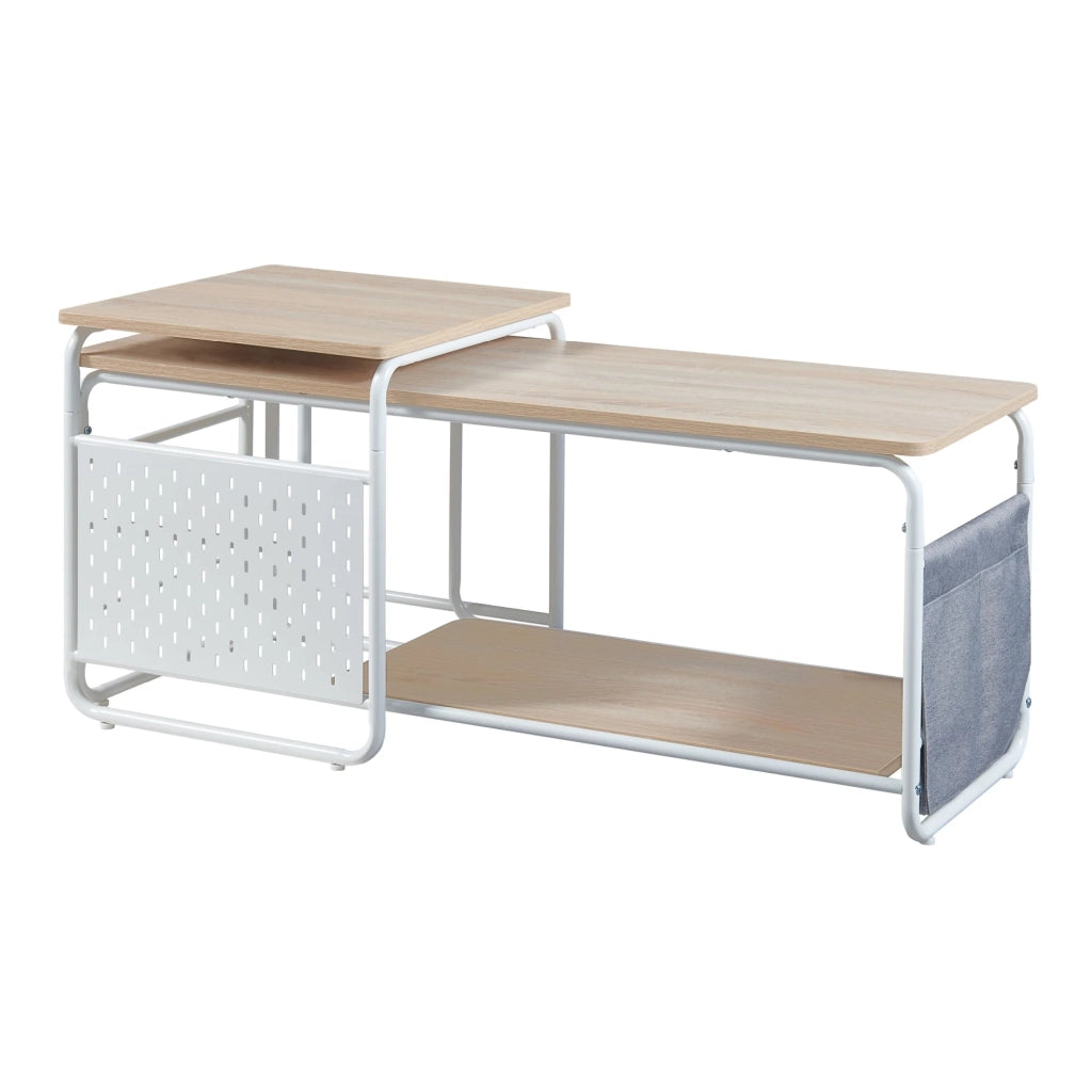 Set di mobile porta TV e tavolino grigio 03_0009412