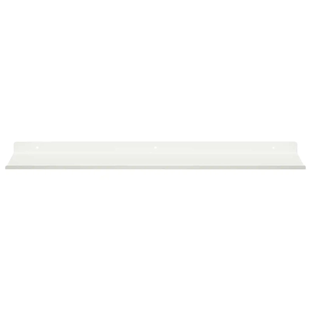 Mensola sospesa 4 pcs Bianco 60 x 18 x 2,5 cm Acciaio