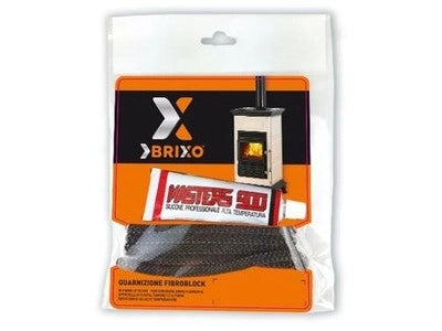 GUARNIZIONE IN KIT CON SILICONE PER STUFE FIBROBLOCK MISURE  6 -  8 -  10 MM