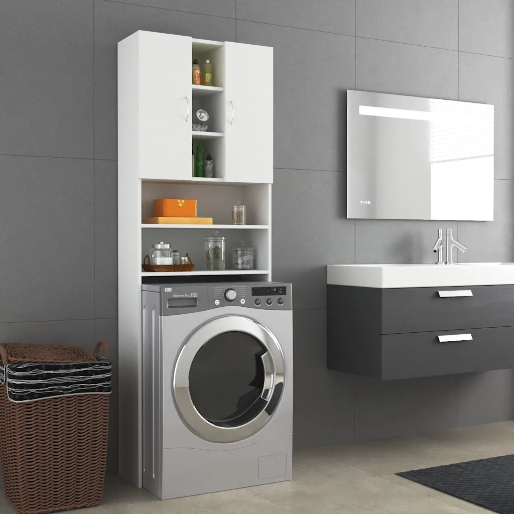 Mobile per Lavatrice Bianco 64x25,5x190 cm CFW2550764