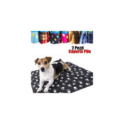 Trade Shop - 2x Plaid Coperta Pile X Cani Gatti 80x120cm Copri Divano Coprisedile Vari Colori -