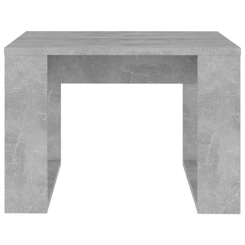 Tavolino Servizio Grigio Cemento 50x50x35 cm in Truciolato 808625