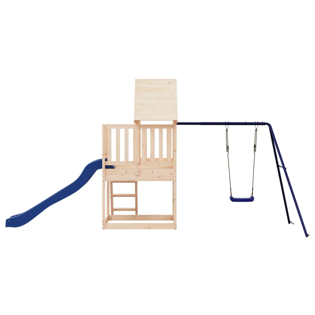 Area giochi esterna 494 x 235 x 228 cm in legno massello di pino 02_0004801