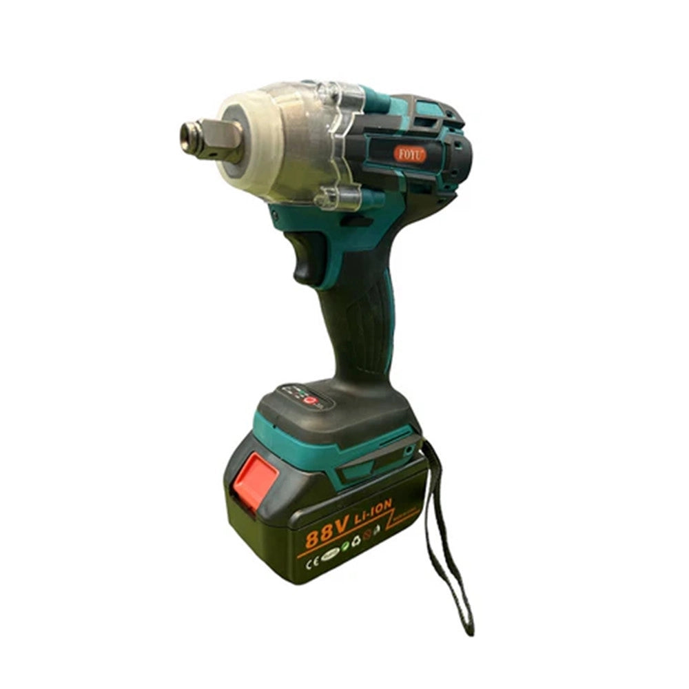 Trade Shop - Kit 2 In 1 Trapano Avvitatore Ad Impulsi Doppia Batteria 88 Volt Accessori Valigetta -