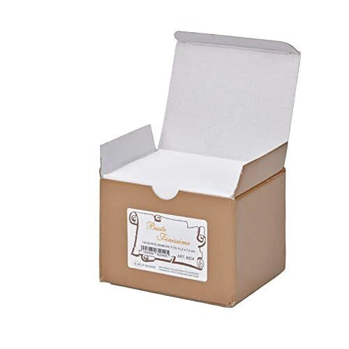 Saul Sadoch Rex Confezione 100 Buste Bristol 7x11cm Bianco
