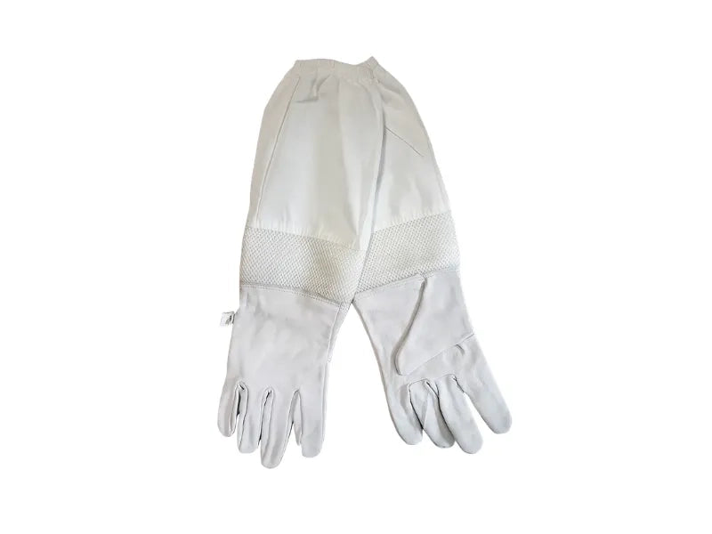 Guanti in pelle fiore morbida con manicotto, taglie 9-10-11 - 11