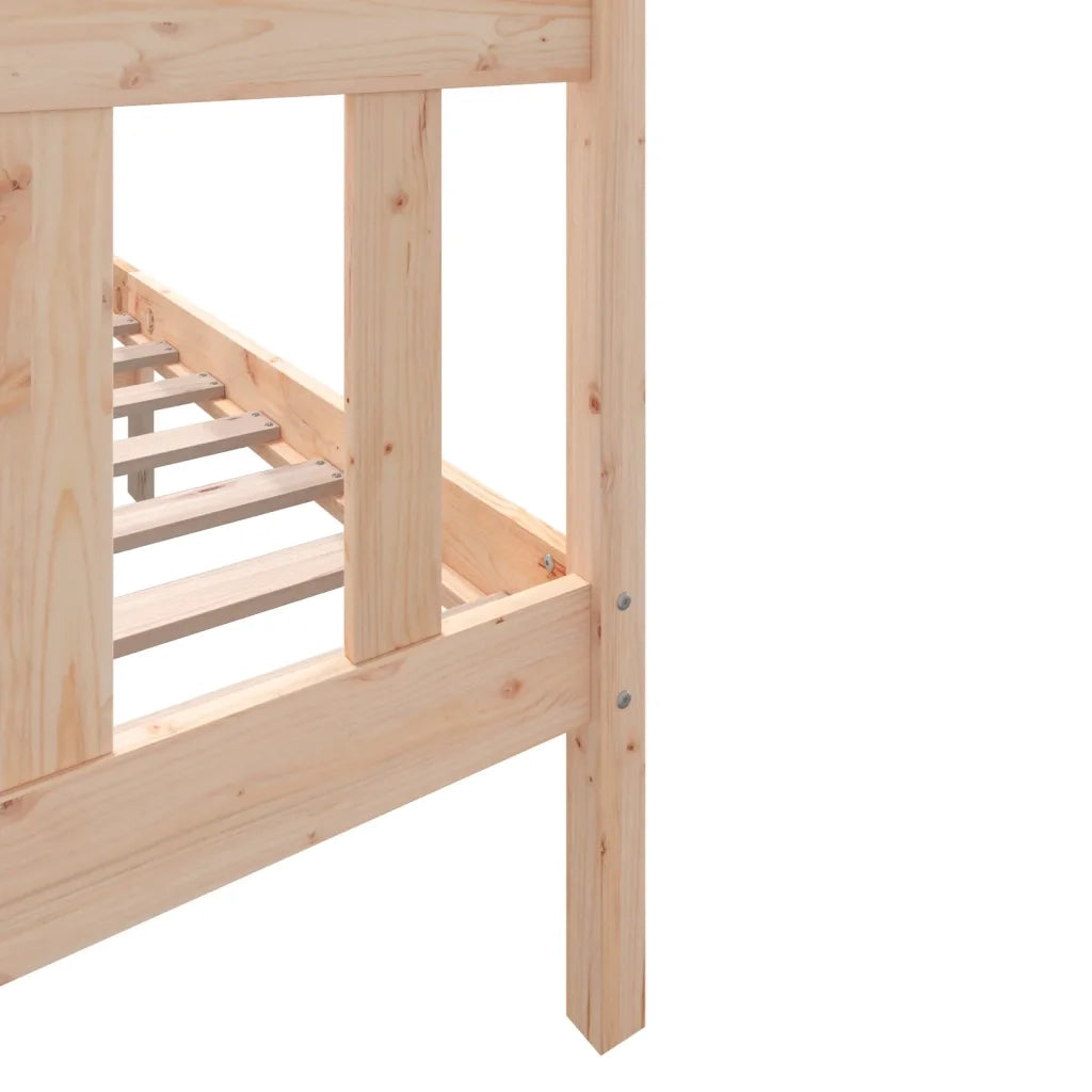 Giroletto-Struttura Letto in Legno Massello di Pino 120x200 cm 500188