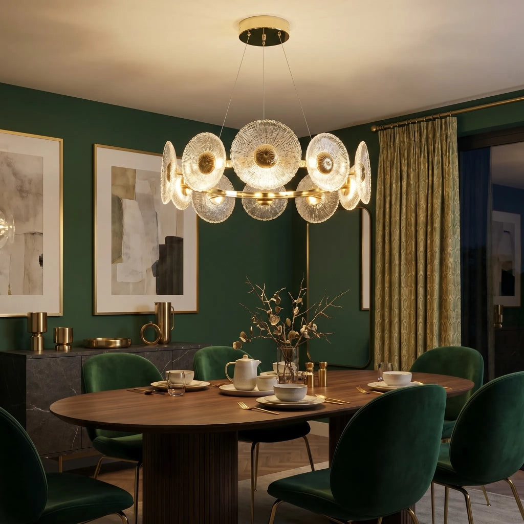 Lampada A Sospensione Da Soffitto Swe071-cp 60cm Gold