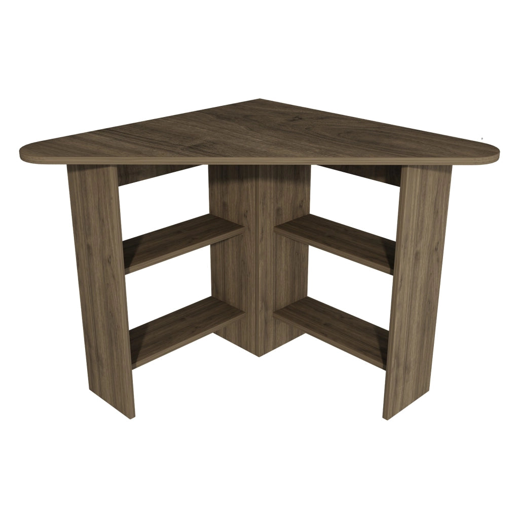 Mamette, Scrivania 5 Ripiani, 80x80x74h cm Marrone Noce