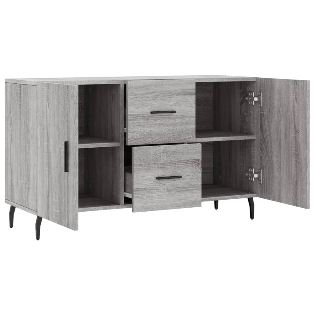 Buffet credenza cassettiera armadio mobile contenitore organizer cucina soggiorno salotto Sonoma 100 x 36 x 60 cm legno ingegnerizzato grigio 02_0036257