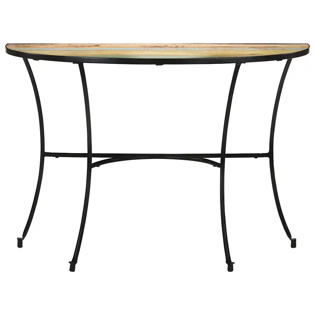 Tavolino Laterale 110x40x77 cm in Legno Massello di Recupero 321949