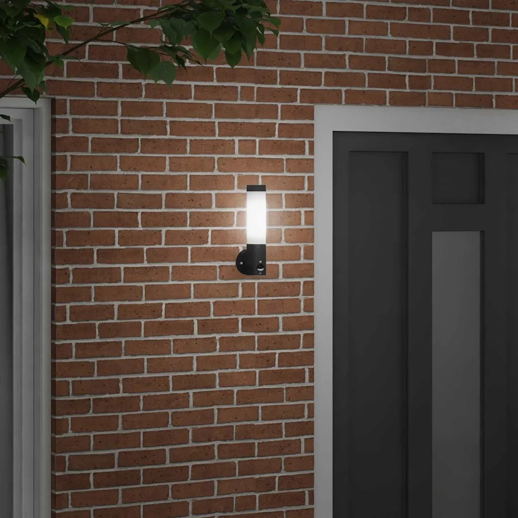 Lampada da Parete Esterna Nero 12 x 8,5 x 29 cm CFW8166132