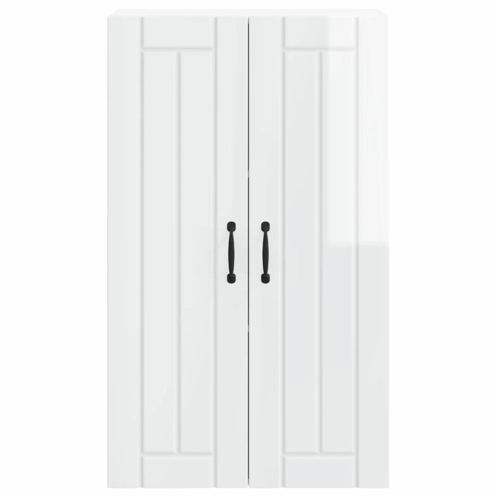 Armadietto a muro LUCCA Bianco Lucido 60 x 31 x 100 cm