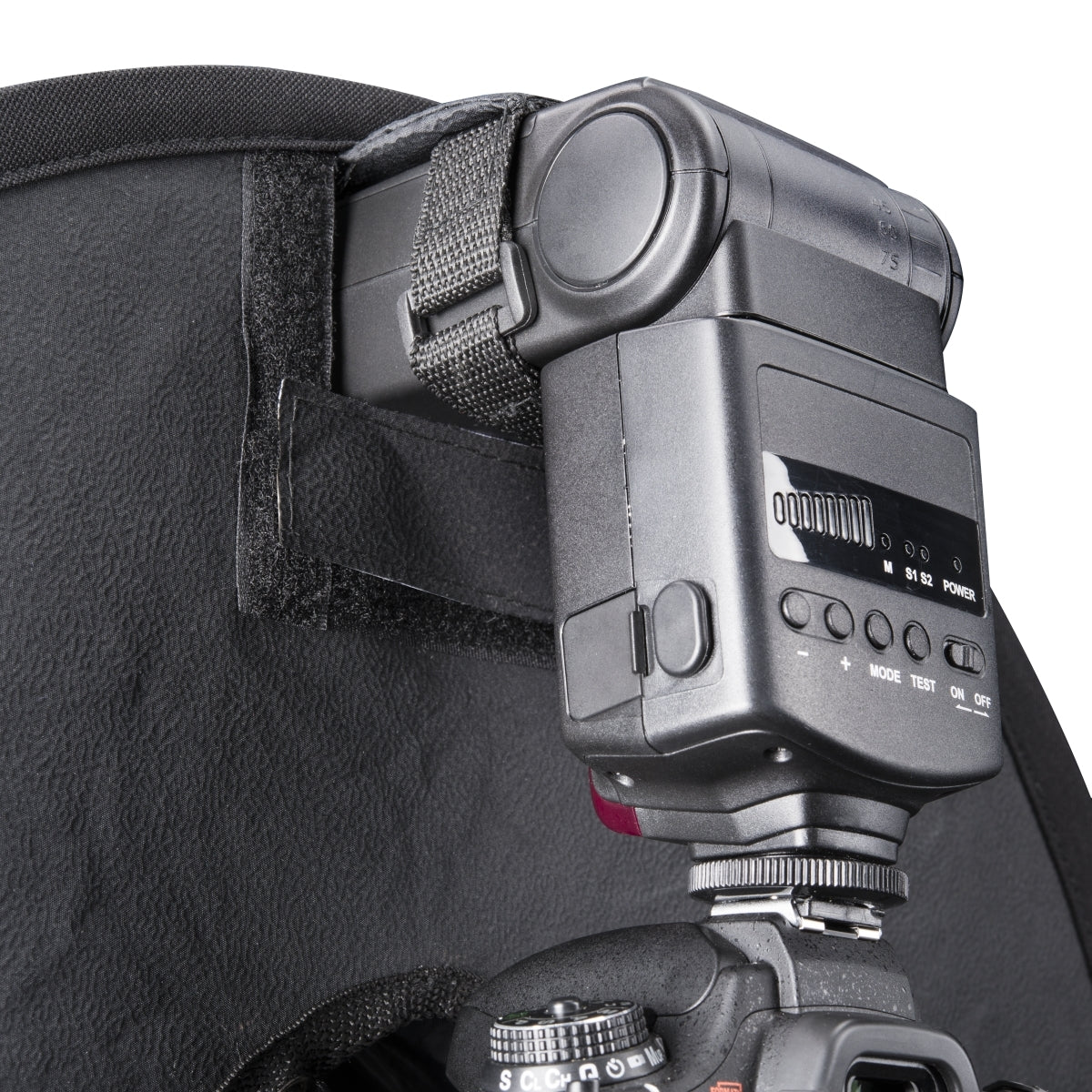 Softbox rotondo per flash di sistema