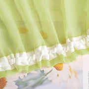 Tende - trasparente e semplice - 1 pezzo - verde - 145x145 cm