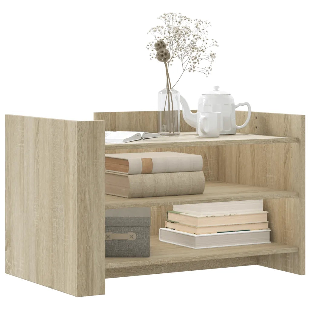 Tavolino da Salotto-Tavolino da soggiorno-Tavolo Rovere Sonoma 80x50x50 cm Legno Multistrato 976551