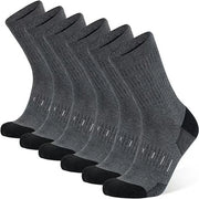 6 Pair di Calze da Lavoro per Uomini, Regolazione dell'Umidità e Assorbimento del Sudore, Caldo e Spesso per Autunno e Inverno, Adatto per lo Sci, Respirante e Comfortevole - Stile 6