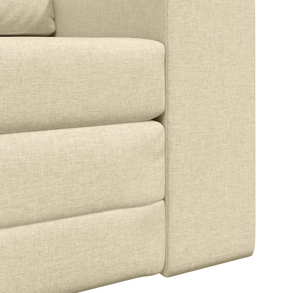 Divano letto-Sofa Letto-Daybed Crema 98 x 71 x 83 cm Tessuto