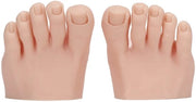 Modello di allenamento per il piede in silicone - simulatore del piede - manichino del piede - modello di allenamento per le unghie - modello di allenamento per tatuaggi - pulito e riutilizzabile - modello di unghie