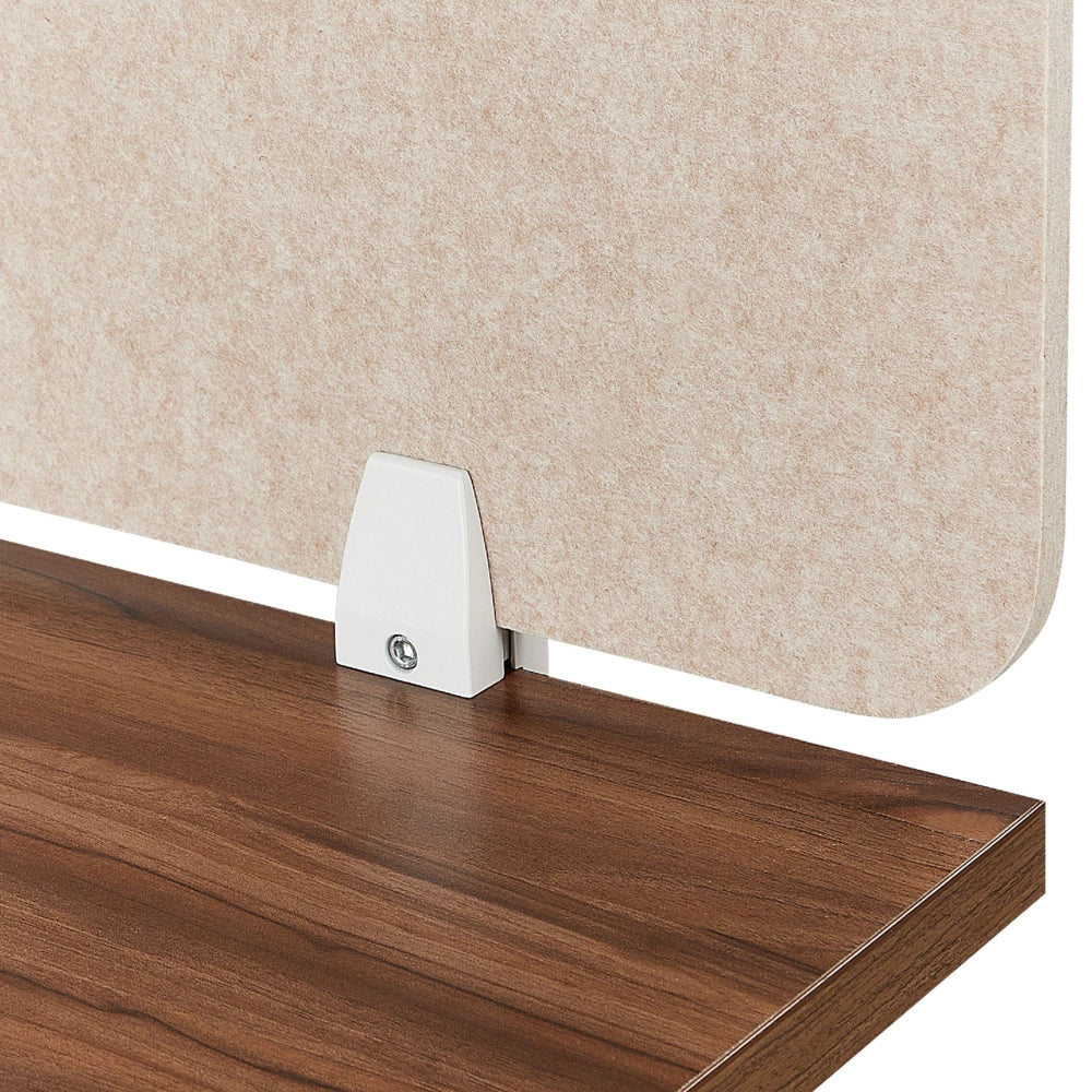 Pannello Divisorio Beige Fonoassorbente 160 x 50 cm in Plastica PET