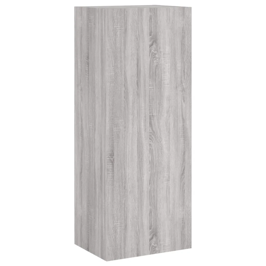 Mobile TV Parete-Credenza per TV sospesa-Console TV  Grigio Sonoma 40,5x30x102 cm Legno Multistrato