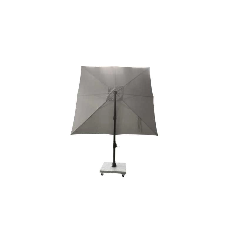 Ombrellone Noah alluminio palo lateraleantracite m3x3h2,42 con cover