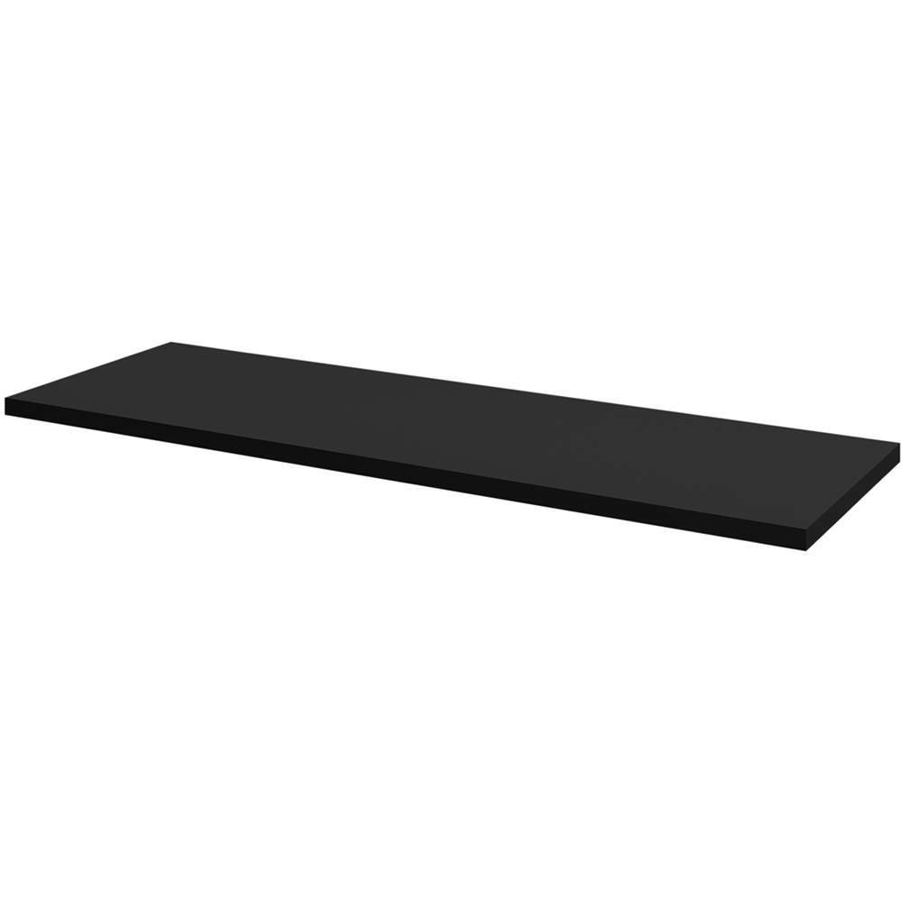 Mobile Sottolavabo Doppio NEWPORT da Parete con 4 Ante e Ripiano 120x60x40 cm - Nero [en.casa]