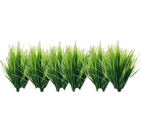 Decorazione per Giardino/Balcone - 12 Pezzi - Finte Piantine - Decorative - Senza Manutenzione - Materiale Plastico 40 cm - Finte Piantine Decorative